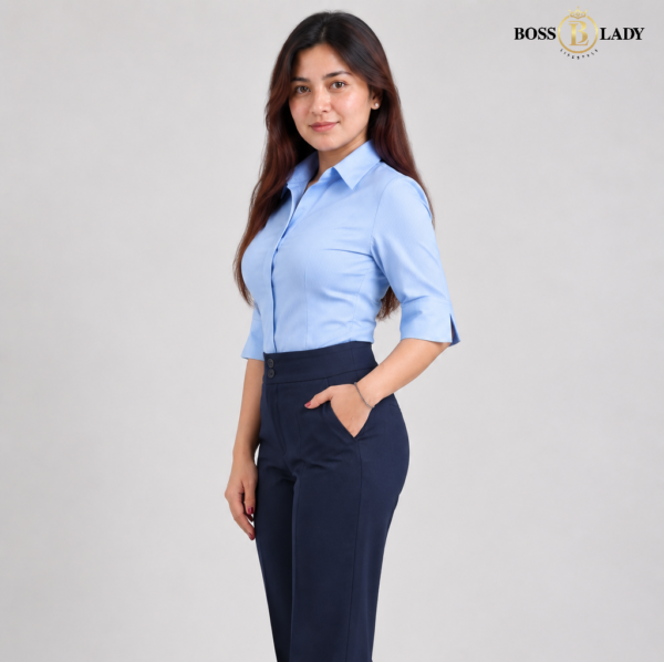 Quarter Sky Blue Lining Shirt