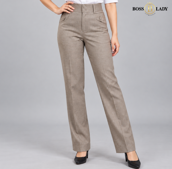 Khadi Relaxed-Fit Formal Pant