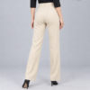 Light Cream Relaxed-Fit Formal Pant