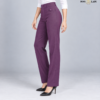 01 PR 3 Royal Purple Relaxed-Fit Formal Pant
