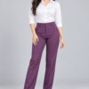 01 PR 5 Royal Purple Relaxed-Fit Formal Pant