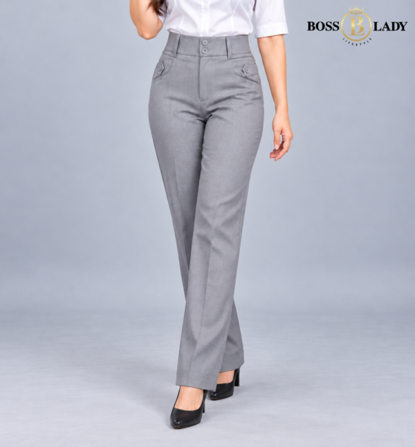 Classic Steel Gray Formal Pant