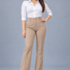 Camel Belly-Straight Formal Pant