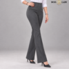 Charcoal Gray Belly-Straight Formal Pant