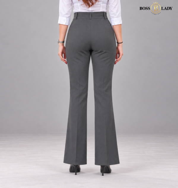 Charcoal Gray Belly-Straight Formal Pant