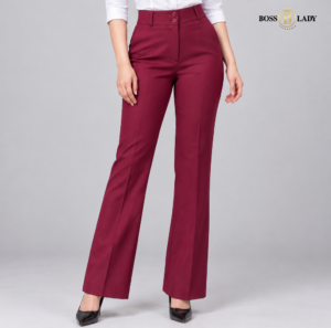 10 MR 1 Maroon Belly-Straight Formal Pant