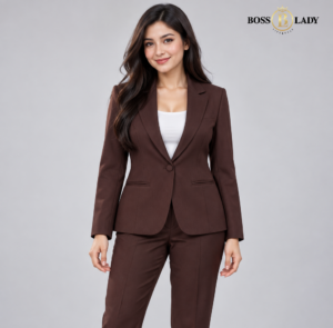 Coffee Brown Formal Blazer