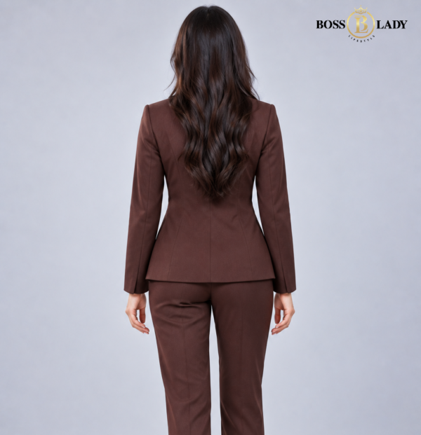 Coffee Brown Formal Blazer