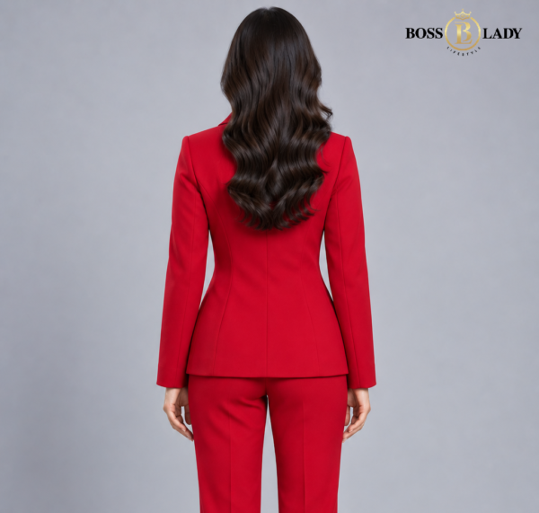Crimson Red Formal Blazer