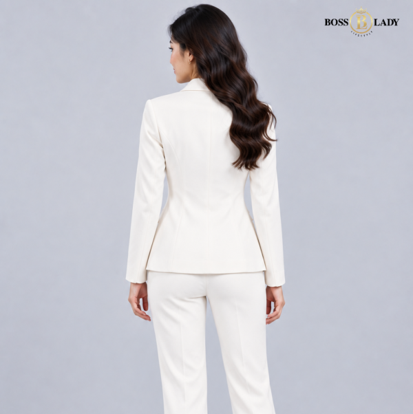 Ivory White Formal Blazer