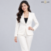 Ivory White Formal Blazer