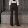 Coffee Brown Belly-Straight Formal Pant
