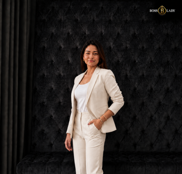 Light Cream Formal Blazer