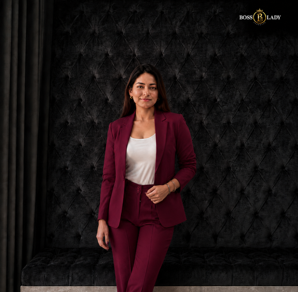 Maroon Formal Blazer