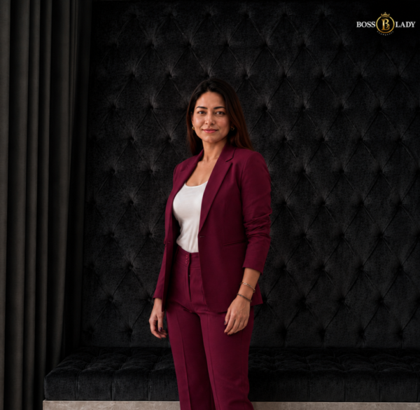 Maroon Formal Blazer