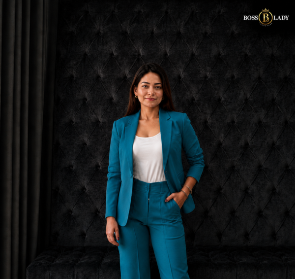 mint2 Teal Blue Formal Blazer