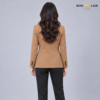 Signature Single-Breasted Brown Blazer