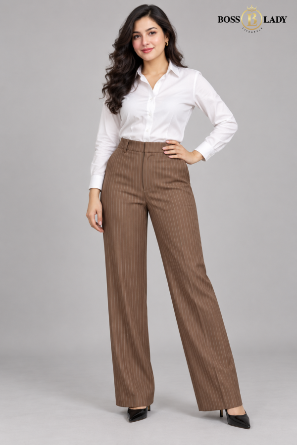 00 LL BR 5 Brown Lining Formal Pant