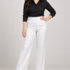 White Lining Formal Pant