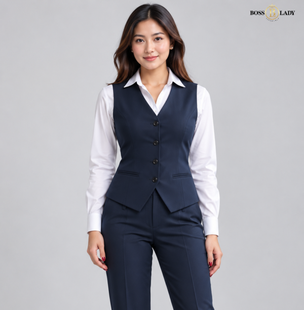 Sleeveless Blazer Blazer Waistcoat