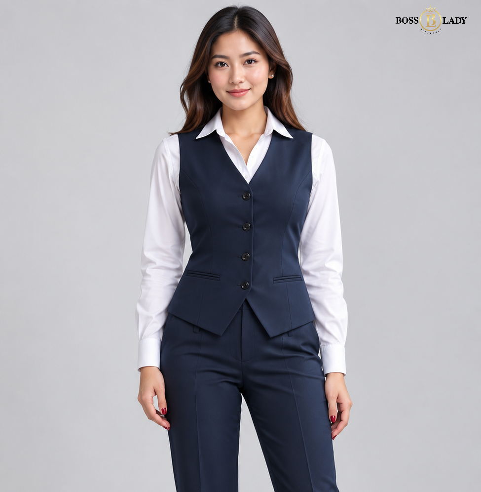 Sleeveless Blazer Blazer Waistcoat