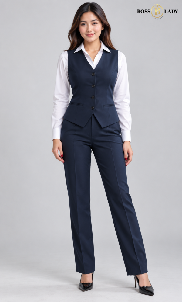 Sleeveless Blazer Blazer Waistcoat