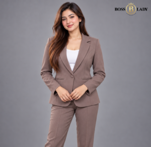 Dusty Brown Formal Blazer