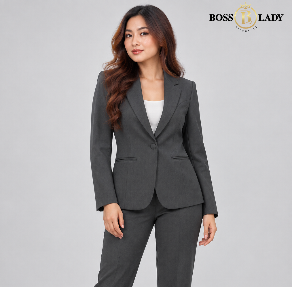 Dark Gray Formal Blazer