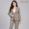Khadi Stand-Collar Formal Blazer