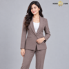 Dusty Brown Shawl Lapel Formal Blazer