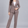 Dusty Brown Shawl Lapel Formal Blazer