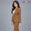 104 BRN 2 Golden Brown Shawl Lapel Formal Blazer