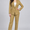 104 CMLL 5 Golden Tan Shawl Lapel Formal Blazer