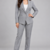 104 GRL Light Gray Shawl Lapel Formal Blazer