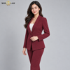 104 MR 2 Maroon Shawl Lapel Formal Blazer