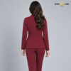 104 MR 4 Maroon Shawl Lapel Formal Blazer