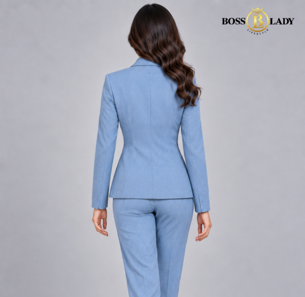 104 SBN 3 Powder Blue Shawl Lapel Formal Blazer
