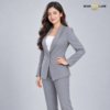 104 SGR 2 Steel Gray Shawl Lapel Formal Blazer
