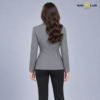 FC-120-GR 4 Classic Single-Breasted Dark Grey Formal Blazer