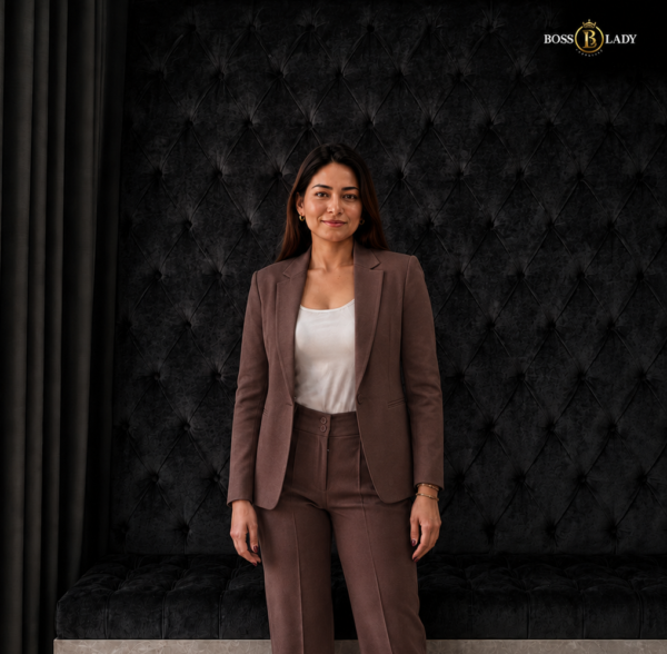 Dusty Brown Formal Blazer