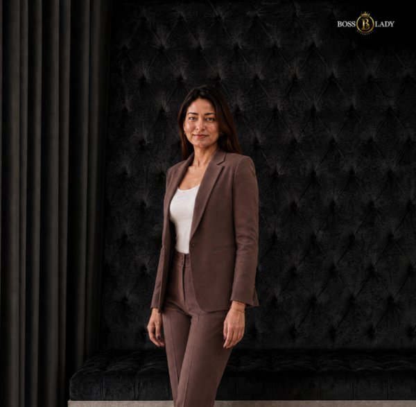 Dusty Brown Formal Blazer