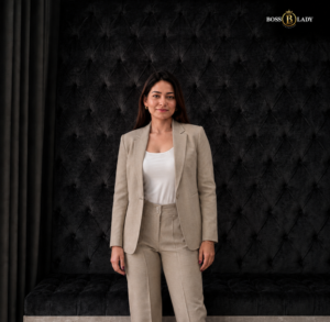 Beige Formal Blazer