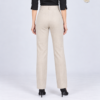 Beige Relaxed-Fit Formal Pant