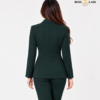 Forest Green Single-Breasted Blazer