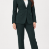 Forest Green Single-Breasted Blazer
