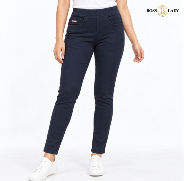 Deep Blue Slim-Fit Jeggings