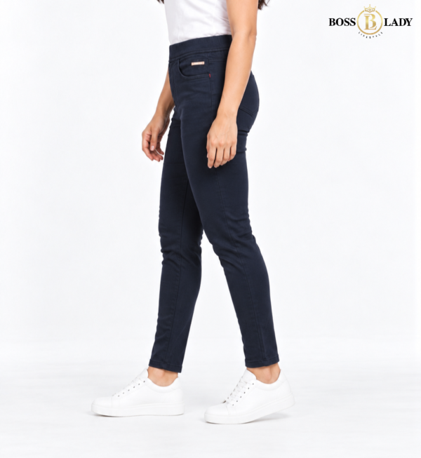 Deep Blue Slim-Fit Jeggings