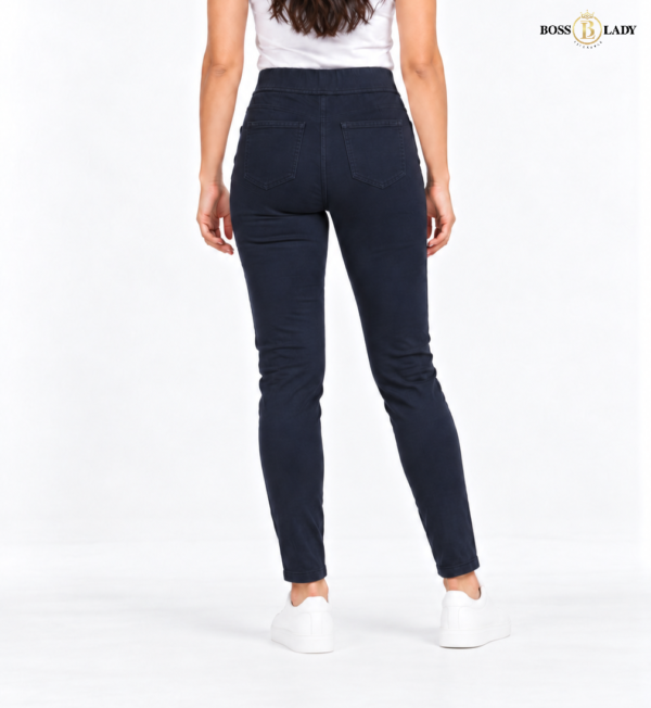 Deep Blue Slim-Fit Jeggings