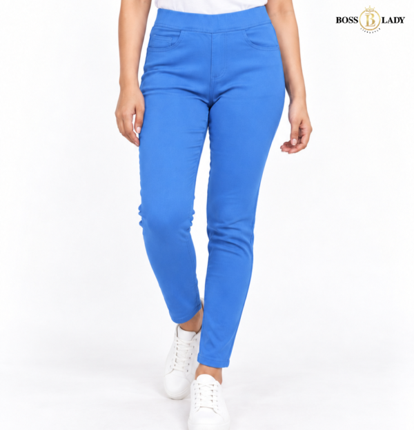 Sky Blue Slim-Fit Jeggings