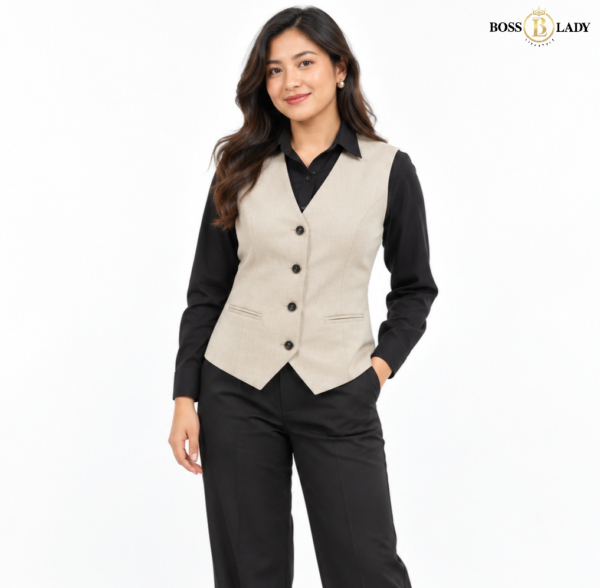 Classic Cream Formal Waistcoat
